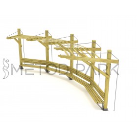 01 PB AHŞAP DAİRESEL PERGOLE (12mt)